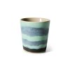 70s ceramics: coffee mug, river