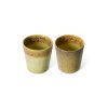 70s ceramics: Van Gogh coffee mugs, sunflowers (set of 2) - Image 2