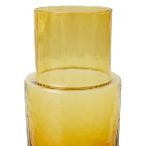 Alternative view of Tube carafe amber