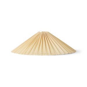 Plisse lamp shade, ivory