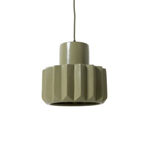 Alternative view of Stellar pendant lamp, sage