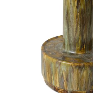 Alternative view of Ceramic lamp base, reactive green