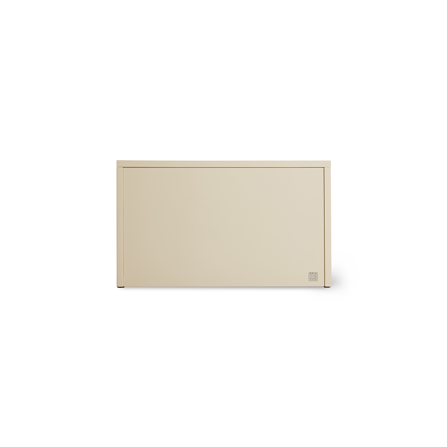 Chest of 2 drawers, cream - Image 3