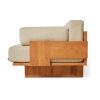 Outdoor sofa teak, natural - Image 4