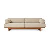Outdoor sofa teak, natural