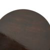 Wooden stool burgundy - Image 2