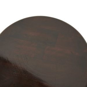 Alternative view of Wooden stool burgundy