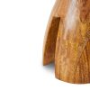 Wooden stool chestnut - Image 3