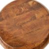 Wooden stool chestnut - Image 4