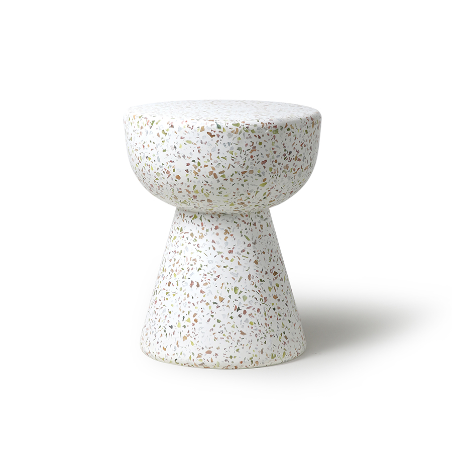 Terrazzo side table