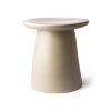 Earthenware side table M, cream - Image 2