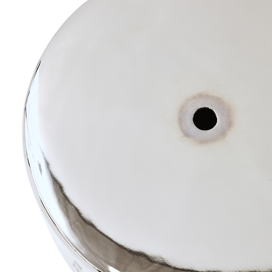 Stoneware side table chrome - Image 3