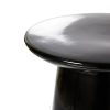 Earthenware side table M black - Image 3