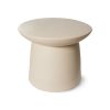 Earthenware side table L cream - Image 2