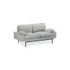 Retro sofa: 2-seats, corduroy rib, cream - Image 2