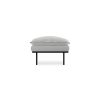Retro sofa: hocker, corduroy rib, cream