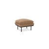 Retro sofa: hocker, corduroy rib, brown - Image 2
