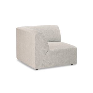 Alternative view of Jax couch: element left corner, sneak, light grey