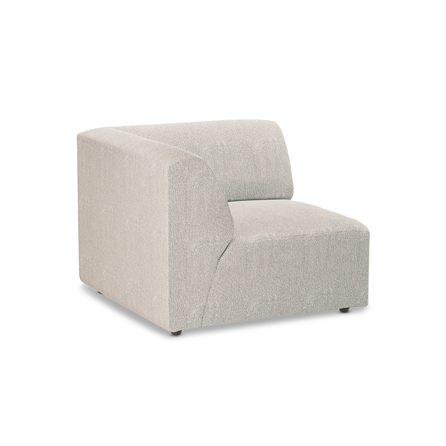Jax couch: element left corner, sneak, light grey - Image 2