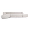 Jax couch: element left corner, sneak, light grey - Image 4