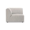 Jax couch: element left corner, sneak, light grey