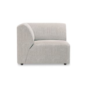 Jax couch: element left corner, sneak, light grey