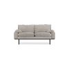 Retro sofa: 2-seats, sneak, light grey