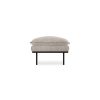 Retro sofa: hocker, sneak, light grey
