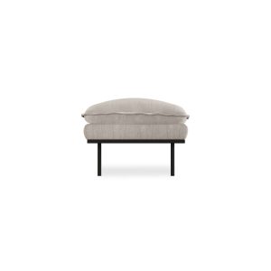 Retro sofa: hocker, sneak, light grey
