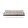 Retro sofa: 4-seats, cosy, beige
