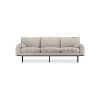 Retro sofa: 3-seats, cosy, beige