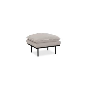 Alternative view of Retro sofa: hocker, cosy, beige