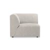 Jax couch: element left end, sneak, light grey