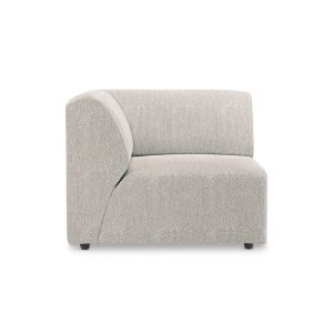 Jax couch: element left end, sneak, light grey