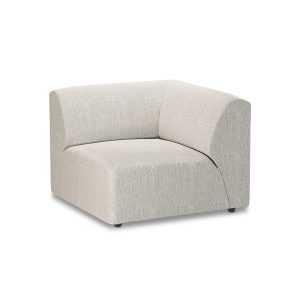 Alternative view of Jax couch: element right end, sneak, light grey