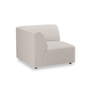Alternative view of Jax couch: element left end, cosy, beige