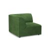 Jax couch: element left corner, royal velvet, green - Image 2