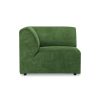Jax couch: element left corner, royal velvet, green