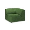 Jax couch: element right corner, royal velvet, green - Image 2