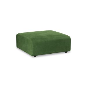 Alternative view of Jax couch: element hocker, royal velvet, green