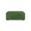 Jax couch: element hocker, royal velvet, green
