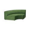 Jax couch: element round, royal velvet, green - Image 2