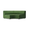 Jax couch: element round, royal velvet, green
