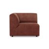 Jax couch: element left corner, royal velvet, magnolia