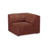 Jax couch: element right corner, royal velvet, magnolia - Image 2