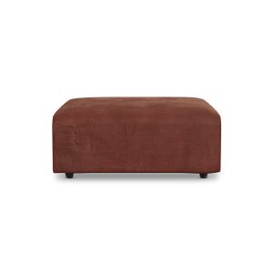 Jax couch: element hocker, royal velvet, magnolia