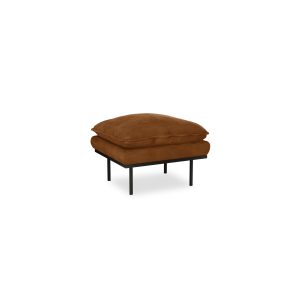 Alternative view of Retro sofa: hocker, royal velvet, caramel