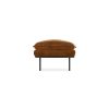 Retro sofa: hocker, royal velvet, caramel