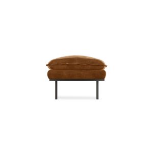 Retro sofa: hocker, royal velvet, caramel