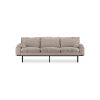 Retro sofa: 3-seats, sneak, beige